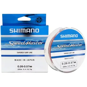 Shimano Ujímaný vlasec Speedmaster Surf Taper ld Orange 10x15m