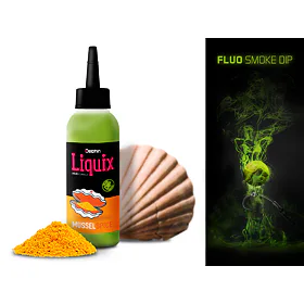 Delphin Fluo Dip D Snax Liquix - mušle/koření 100ml