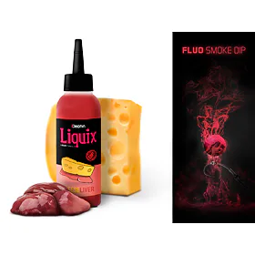 Delphin Fluo Dip D Snax Liquix - sýr/játra 100ml