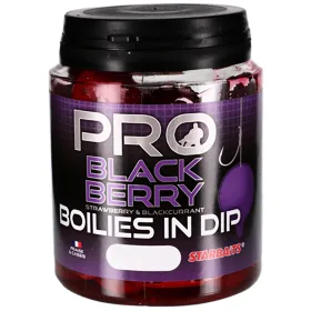 Starbaits Boilies in Dip Pro Blackberry 150g