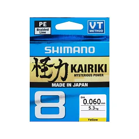 Shimano Pletená šňůra Kairiki 8 - Yellow