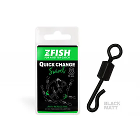 Zfish Obratlíky Quick Change Swivel Matt 10ks