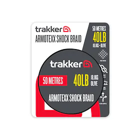 Trakker Šoková šňůra Armotexx Shock Braid 40lb, 18,1kg, 50m