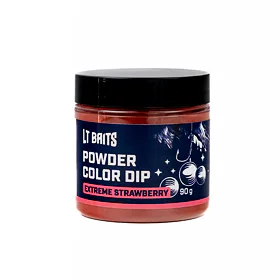 LT baits Powder Color Dip Extreme Strawberry 90g