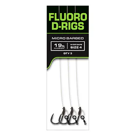 Fox Návazec Edges Illusion Fluoro D-Rigs 3ks