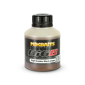 Mikbaits Booster BigB Broskev Black Pepper 250ml