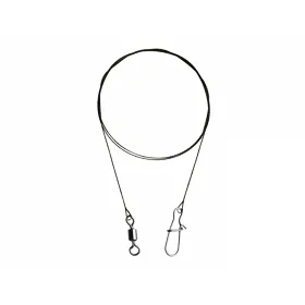 Delphin BOMB! Wolframové lanko s obratlíkem a karabinkou 2ks