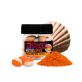 Delphin Dumbells D SNAX WAFT - mušle/koření 10x7mm, 20g