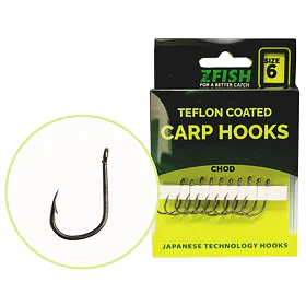 Zfish Teflonové háčky Chod 10ks