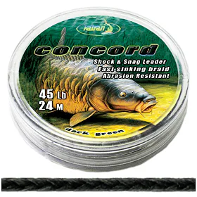 Katran Šoková návazcová šnůra Concord - Dark green 24m