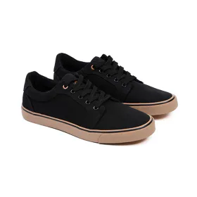 Fox Boty Black Canvas Shoe