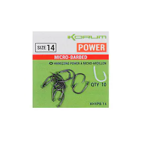 Korum Háčky Xpert Power Hooks - Micro Barbed 10ks