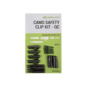 Korum Závěsky Camo Safety Clip Kit QC 4ks