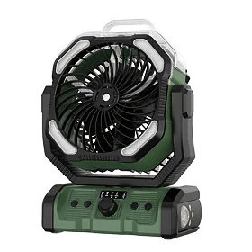 Holdcarp Ventilátor s vodní párou - Rechargeable DoubleMotor WaterSpray Fan