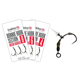 Trakker Koncová část návazce Ronnie Hook Section (Barbed) 3ks