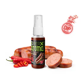 Delphin Dipovací sprej AromaX - frankfurtská klobása/chilli 30ml