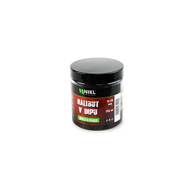 Nikl Black halibut pelety v dipu Chilli & Peach 15+20mm, 250ml