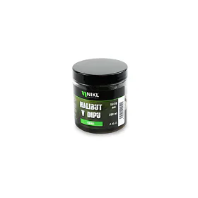 Nikl Black halibut pelety v dipu Crab 15+20mm, 250ml