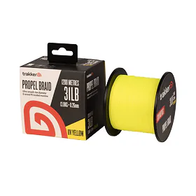 Trakker Kmenová pletená šňůra Propel Braid 31lb, 13.8kg, 0,26mm, 1200m, UV-Yellow