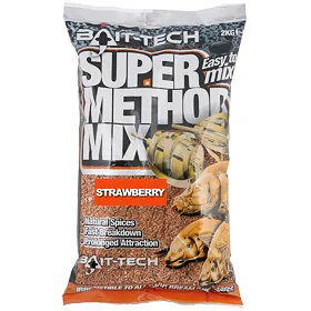 Bait-Tech Krmítková směs Super Method Mix - Strawberry 2kg