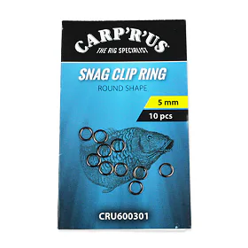Carp´R´Us Kroužky Snag Clip Rings 5mm, 10ks