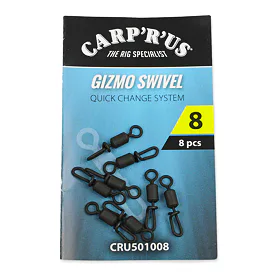 Carp´R´Us Obratlíky Gizmo Quick Change Swivel vel.8, 8ks