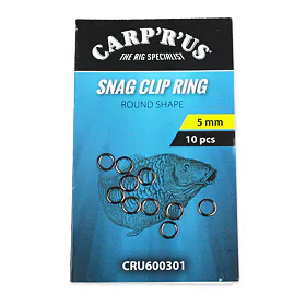Carp´R´Us Kroužky Snag Clip Rings 5mm, 10ks