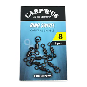 Carp´R´Us Obratlíky s kroužkem Ring Swivel vel.8, 8ks