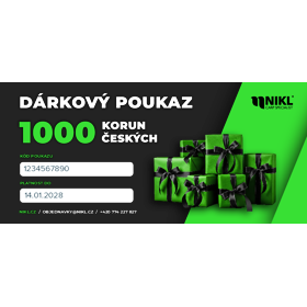 Nikl dárkový poukaz na 1.000 Kč