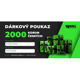 Nikl dárkový poukaz na 2.000 Kč