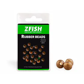 Zfish Gumové korálky Rubber Beads 20ks