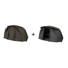 Trakker Bivak Tempest RS 150 + Kšilt Skull Cap