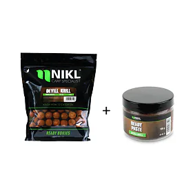 Nikl Ready boilie 20mm, 1kg + Ready pasta Devill Krill