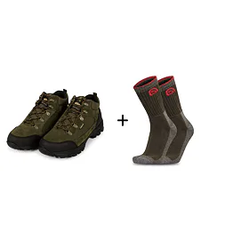Trakker Boty TechPro Boot + Ponožky CR Socks 3ks