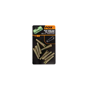 Fox Převlek na závěsku Edges Slik Lead Clip Tail Khaki vel. 10, 10ks