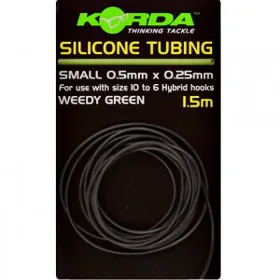 Korda Silikonová hadička Silicone Tube Green 1,5m