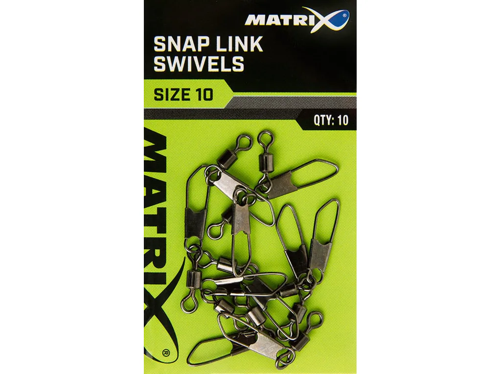 Matrix&#x20;Karabinka&#x20;s&#x20;obratl&#x00ED;kem&#x20;Snap&#x20;Link&#x20;Swivels&#x20;10ks