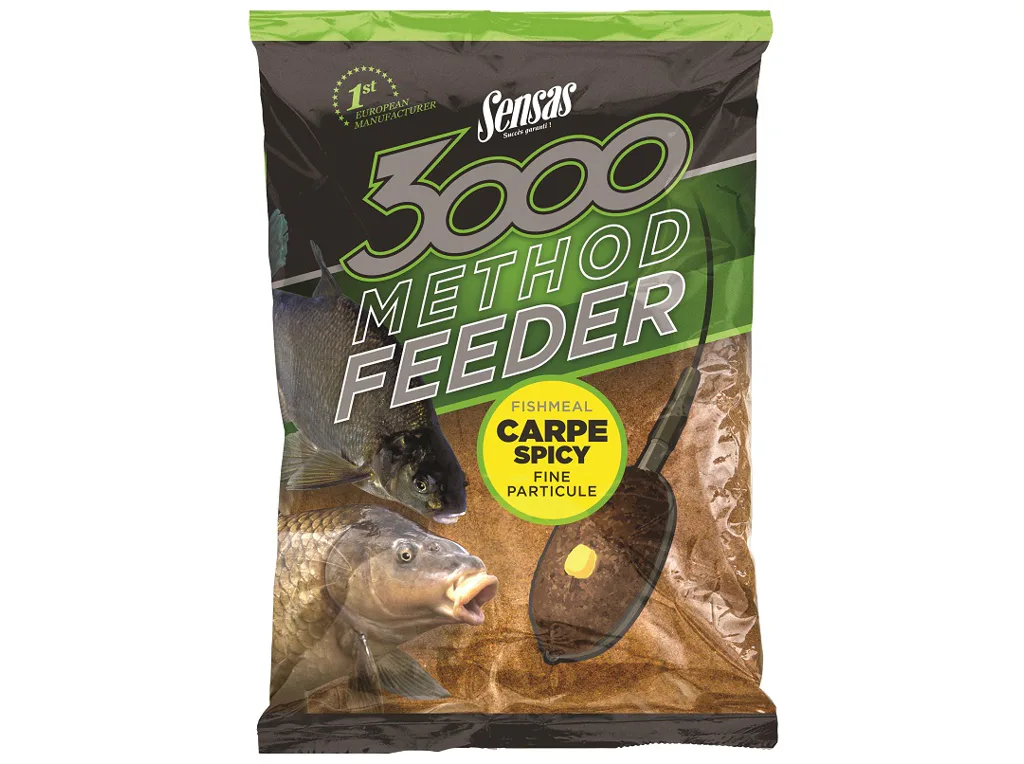 Sensas&#x20;Krmen&#x00ED;&#x20;3000&#x20;Method&#x20;Carpe&#x20;Spicy&#x20;1kg
