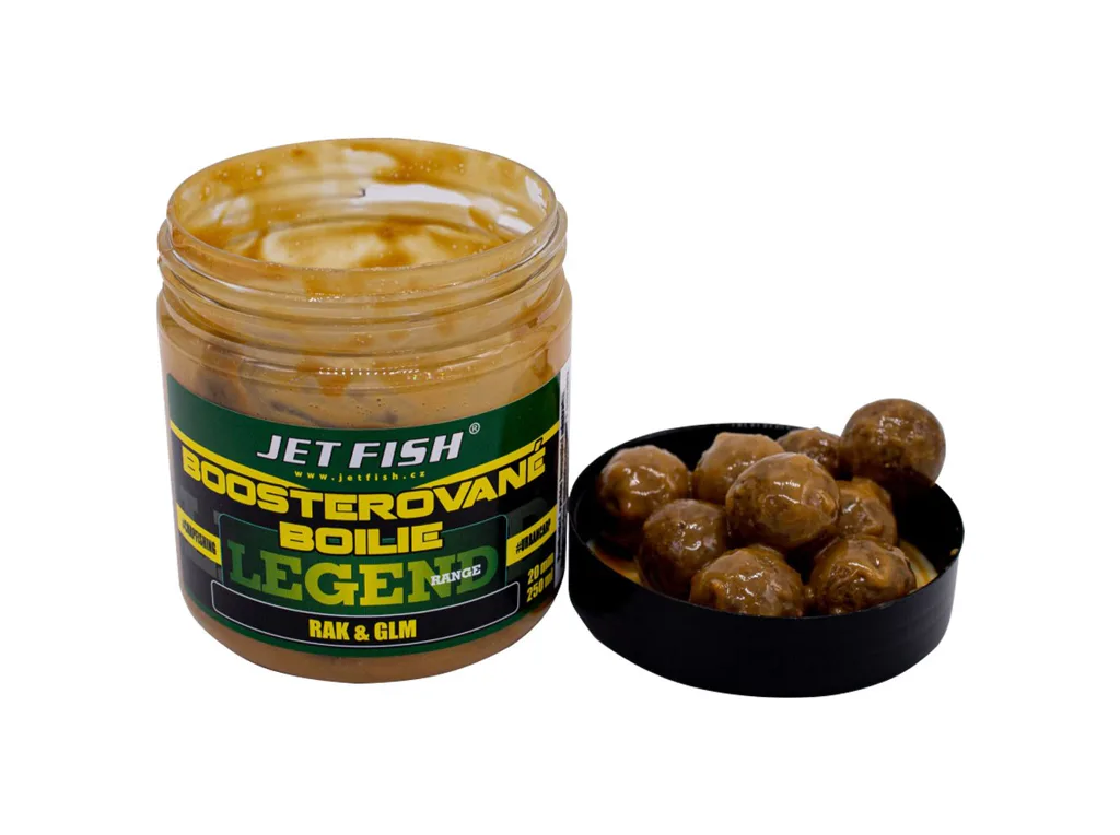 Jet&#x20;Fish&#x20;Legend&#x20;Range&#x20;Boosterovan&#x00E9;&#x20;boilie&#x20;-&#x20;Rak&#x20;&amp;&#x20;GLM&#x20;20mm,&#x20;250ml