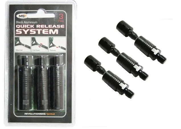 NGT&#x20;Rychlospojka&#x20;Quick&#x20;Release&#x20;Connector&#x20;Black&#x20;3ks