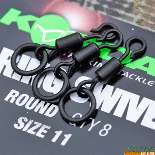 Korda&#x20;Obratl&#x00ED;k&#x20;s&#x20;krou&#x017E;kem&#x20;Quick&#x20;Change&#x20;Swivel&#x20;Loop&#x20;Fitting&#x20;vel.11,&#x20;8ks