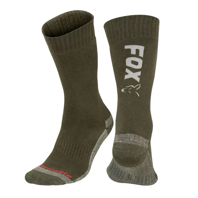 Fox&#x20;Pono&#x017E;ky&#x20;Green&#x2F;Silver&#x20;Thermolite&#x20;long&#x20;sock