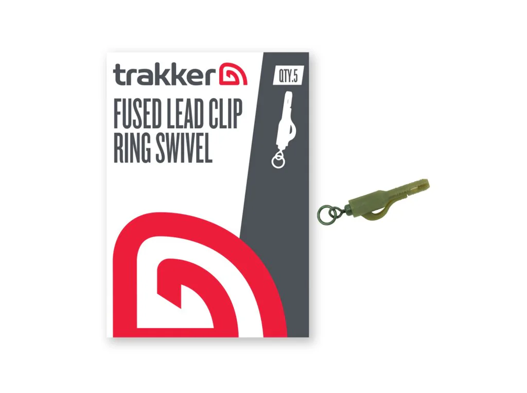 Trakker&#x20;Z&#x00E1;v&#x011B;sky&#x20;Fused&#x20;Lead&#x20;Clip&#x20;Ring&#x20;Swivel&#x20;5ks