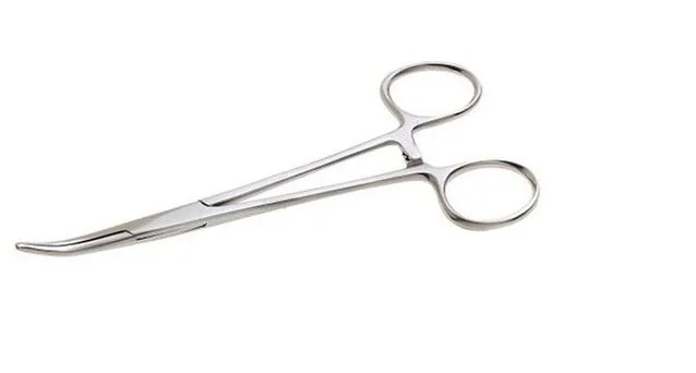 Zfish&#x20;Pe&#x00E1;n&#x20;zahnut&#x00FD;&#x20;Forceps&#x20;Curved&#x20;10cm