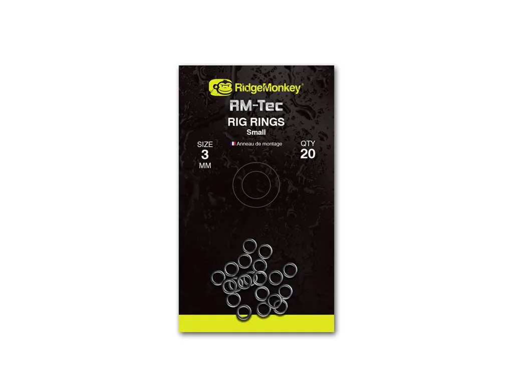 RidgeMonkey&#x20;Krou&#x017E;ek&#x20;RM-Tec&#x20;Rig&#x20;Rings&#x20;20ks