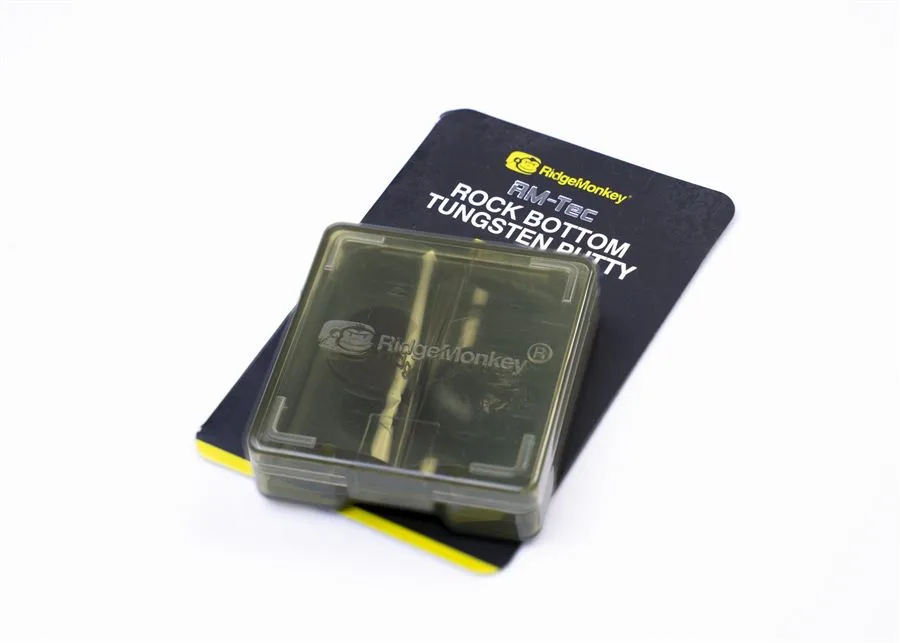 RidgeMonkey&#x20;Plastick&#x00E9;&#x20;olovo&#x20;Rock&#x20;Bottom&#x20;Tungsten&#x20;Putty&#x20;Camo&#x20;Duo