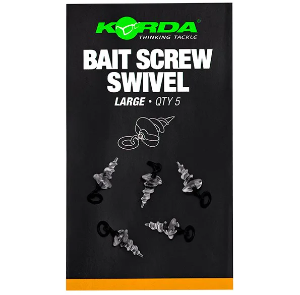 Korda Vrtáček Micro Ring Swivel Bait Screw 5ks