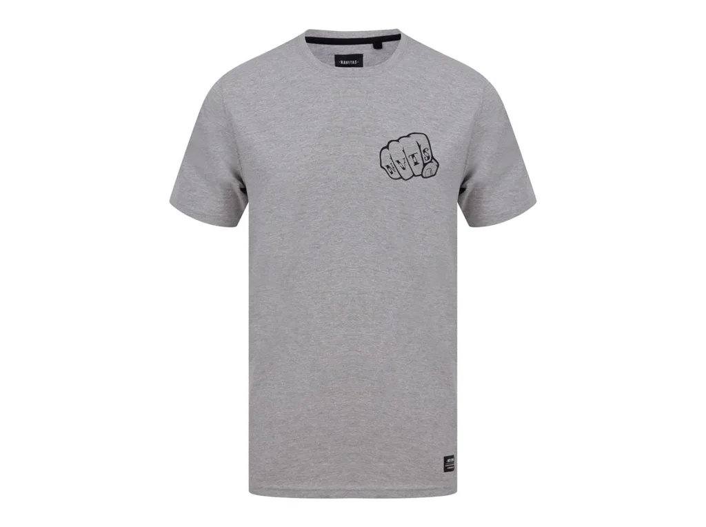 Navitas&#x20;Tri&#x010D;ko&#x20;Knuckles&#x20;Tee&#x20;Grey&#x20;Marle