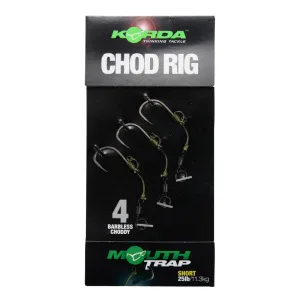 Korda Návazec Chod Rig Short Barbless 3ks