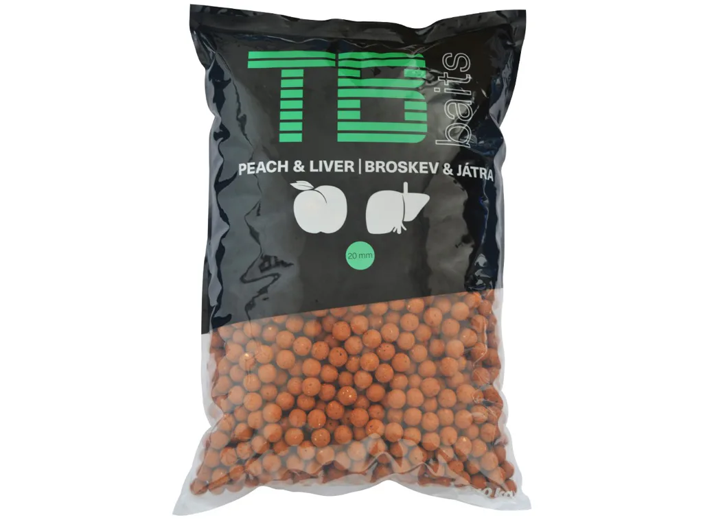 TB&#x20;Baits&#x20;Boilie&#x20;Peach&#x20;Liver&#x20;10kg